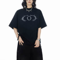 Custom Totem Graphic Printed T-Shirt | 240GSM, 100% Cotton, Boxy Fit | Dark Street Style T-Shirt