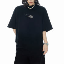 Custom Pearl LOGO Printed Summer T-Shirt | 240GSM, 100% Cotton, Boxy Fit | Dark Street Style T-Shirt