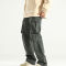 Custom Vintage Wash Multi-Pocket Cargo Pants | 100% Cotton, Loose Fit High Street Style Cargo Pants