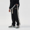 Custom Spliced Webbing Casual Pants | Air Layer Fabric, Loose Fit Straight Street Style Casual Pants