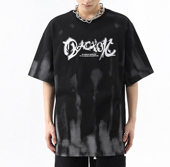 Custom Washed Tie-Dye Street Style T-Shirt | 260GSM, 100% Cotton, Short Sleeve, Oversized Fit | Support OEM, ODM