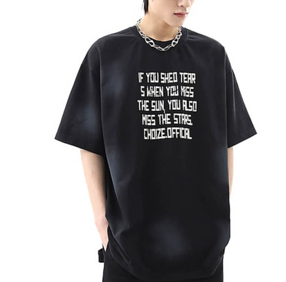 Custom Tie-Dye Vintage Streetwear T-Shirt | 280GSM, 100% Cotton, Short Sleeve, Oversized Fit | Support OEM, ODM