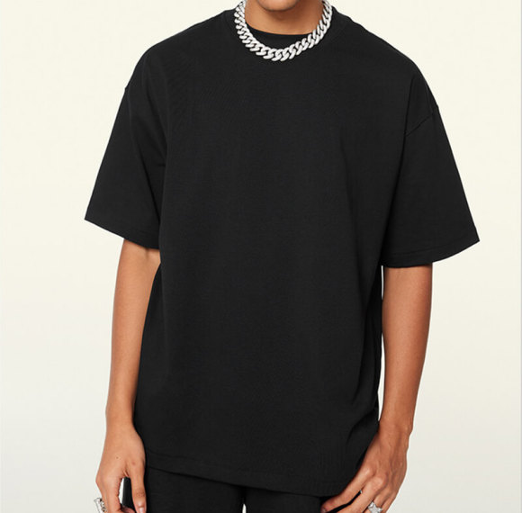 Custom Cool Feeling Fabric Solid Color T-shirts | 230GSM, Cold Cotton Fabric, Short-Sleeve Boxy Fit | Custom Dark Street Style T-shirts