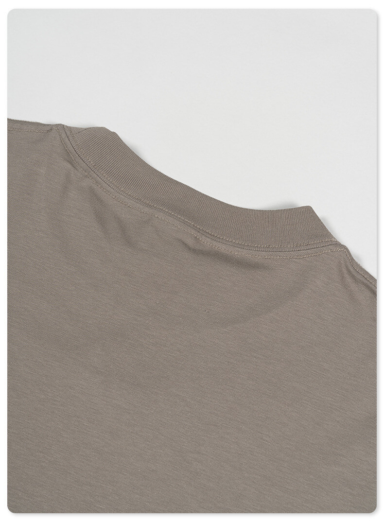 CUS0515S1923 Cool Feeling Fabric Streetwear T-shirt Details