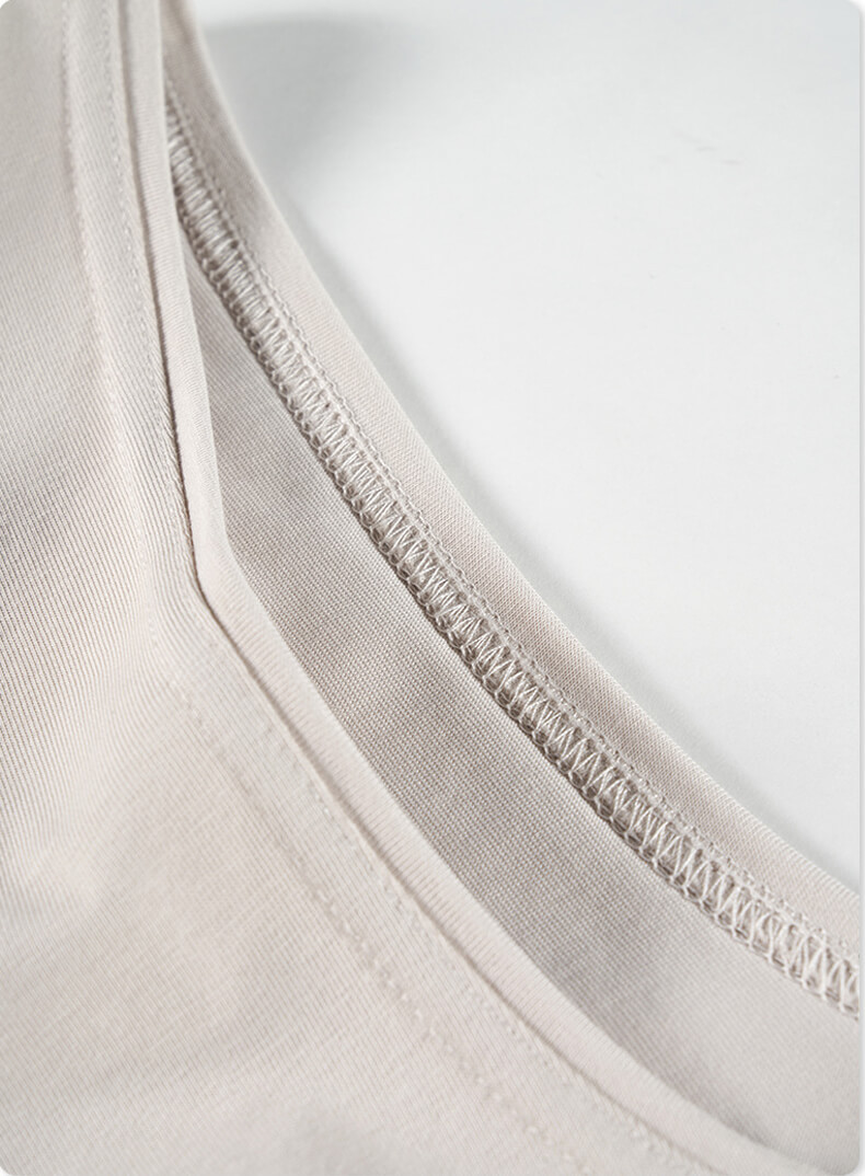 CUS2405S1525 Cool Feeling Fabric Streetwear T-shirt Details