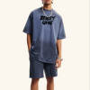 Custom Washed & Sprayed Vintage T-Shirts | 230GSM, Cool Feel Fabric, Short Sleeve, Boxy Fit | Custom Dark Art T-shirts