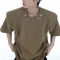 Custom Metal Button Design T-shirts | 240GSM, 100% Cotton, Short Sleeve, Oversized Fit | Custom Dark Art T-Shirt