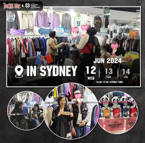 Touches Dark was at the second day of the China International Clothing Textiles and Accessories Fair