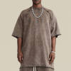 Custom Vintage Washed Street Style T-Shirt | 320GSM, 100% Cotton, Short Sleeve, Oversized Fit | Street Style T-Shirt Design