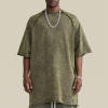 Custom Vintage Washed Street Style T-Shirt | 320GSM, 100% Cotton, Short Sleeve, Oversized Fit | Street Style T-Shirt Design