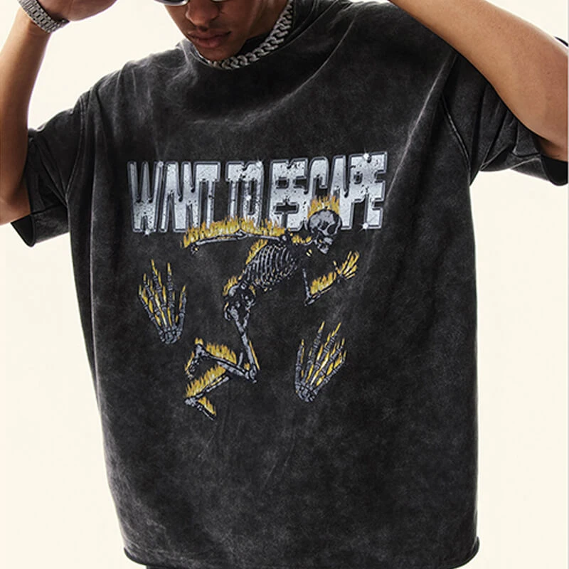 CUS24064286 Street Style T-shirt Features