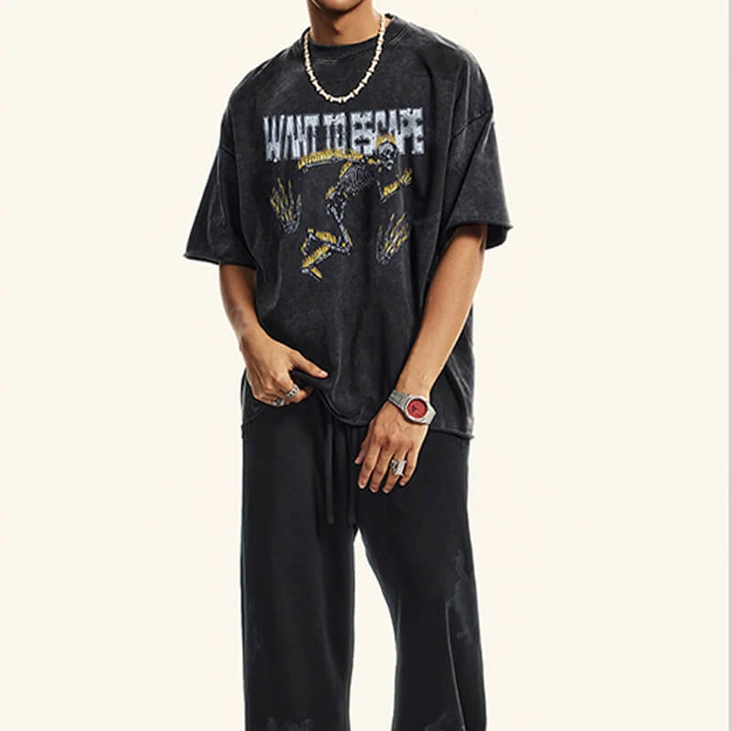 CUS24064286 Street Style T-shirt Features