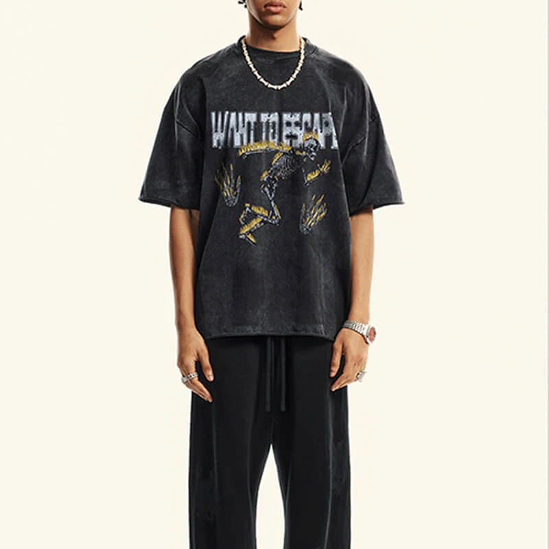 CUS24064286 Street Style T-shirt Features