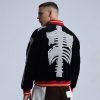 Custom Skull Print Embroidery Bomber Jackets | Street Style | Touches Dark Original Design Baseball Jacket