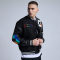 Custom Spliced Leather Sleeve Varsity Jackets | Street Style | Touches Dark Original Design Baseball Jacket
