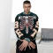 Custom Skeleton Printed Embroidery Baseball Jacket | Embroidery & Towel Embroidery | Corduroy Fabric