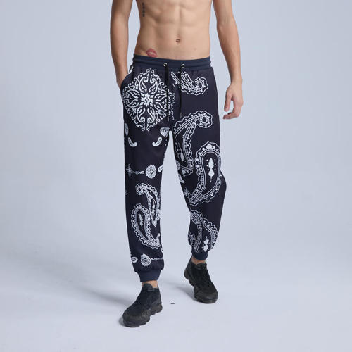 Custom Mystery Floral Print Trendy Sweatpants | Street Style Pants | Touches Dark Original Design Street Style Pants