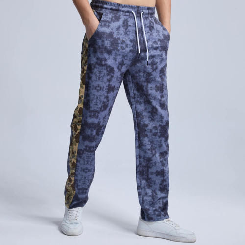 Custom Colorblocked Floral Sweatpants | Street Style Pants | Touches Dark Original Design Street Style Pants