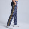 Custom Colorblocked Floral Sweatpants | Street Style Pants | Touches Dark Original Design Street Style Pants