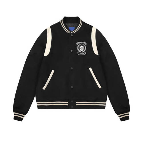 Custom High Street Style Spliced Baseball Jacket | Dark Vintage Style Jacket | Custom Variety Jacket Manufacturer |OEM & ODM