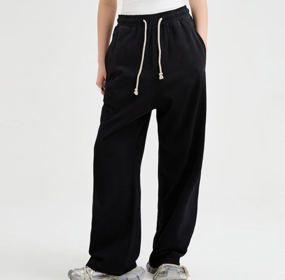 Custom Simple Casual Straight Leg Pants | Dark Vintage Style Pants | Custom Pants Manufacturer | OEM & ODM