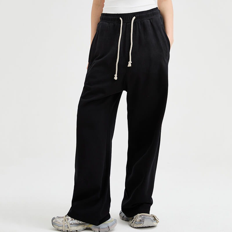 Custom Simple Casual Straight Leg Pants Features