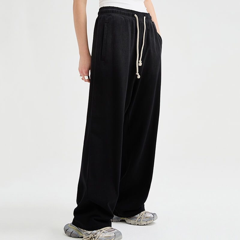 Custom Simple Casual Straight Leg Pants Features