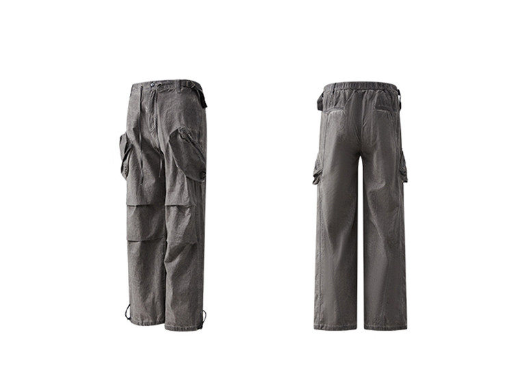 Custom Irregular Washed Cargo Pants