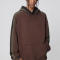 Custom Washed Gradient Padded Hoodie | Dark Vintage Style Hoodies | Custom Hoodies Manufacturer | OEM & ODM