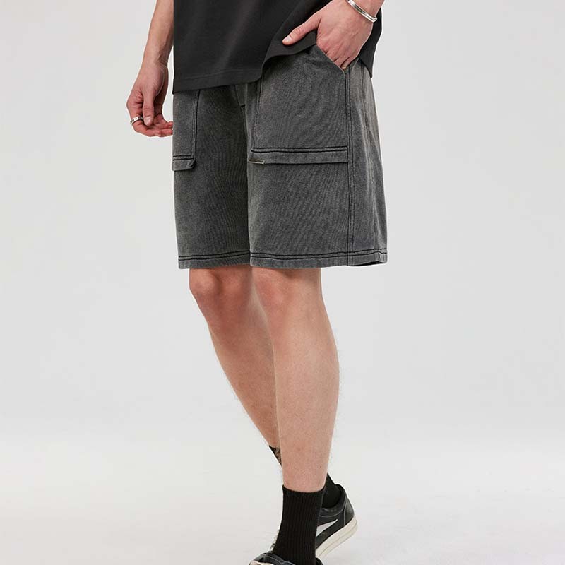 Custom Wash Street Style Shorts Features