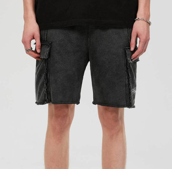 Custom Vintage Washed Street Style Shorts | Vintage Street Style Shorts | Custom Shorts Manufacturer | OEM & ODM