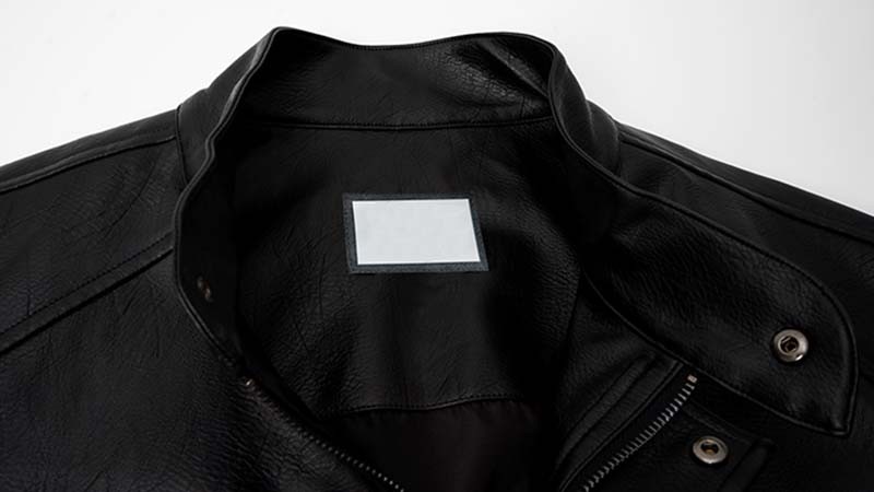 Custom PU Leather Racing Jacket Detail