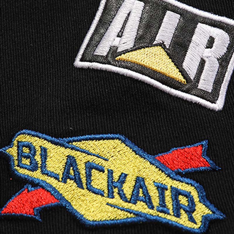 Custom Embroidered Moto Racing Jacket Detail