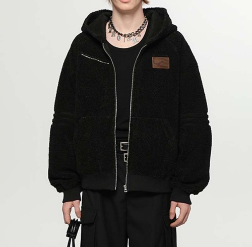 Custom Vintage Faux Lamb Fur Sherpa Jacket | Vintage Street Style | Support OEM, ODM