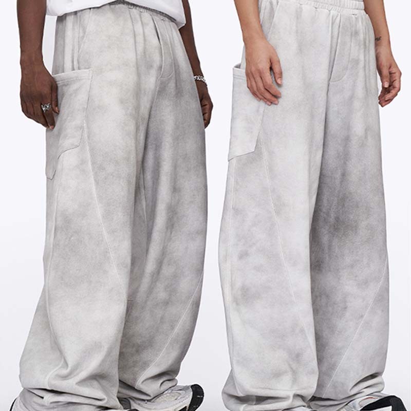 Custom Vintage Washed Casual Pants Features