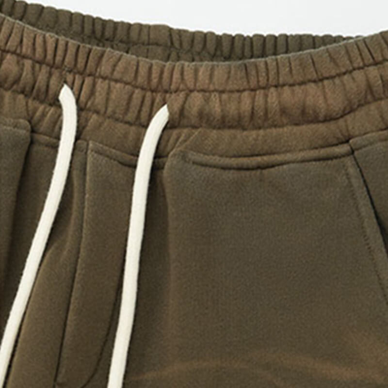 OEM Custom Spray Color Washed Straight Leg Pants Details