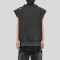 Custom Vintage Washed Sleeveless Hoodie | Cotton Fabric | Punk Style | OEM Streetwear Manufacturer