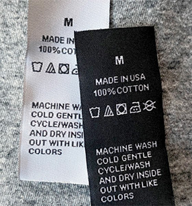 Wash Care Label