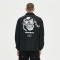 Original Design Custom Skull Print Coach Jacket | 100% Polyester | Street Style | Custom Jacket Manufacturer
