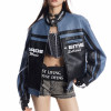 Custom PU Leather Patchwork Racing Jacket | Custom Racing Jacket | Street Style | Custom Jacket Manufacturer