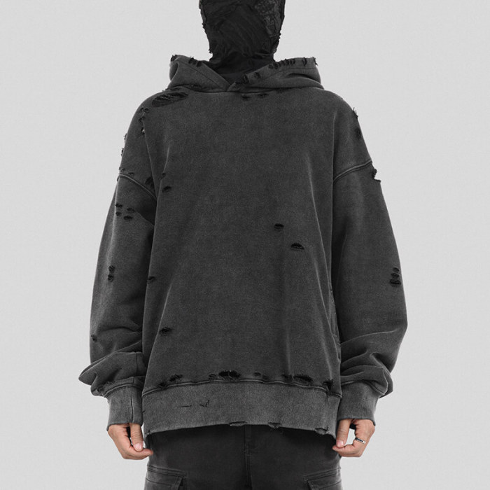 Custom Washed Raglan Hoodies | Cotton Fabrics | Punk Style | Custom Vintage Hoodies Manufacturer