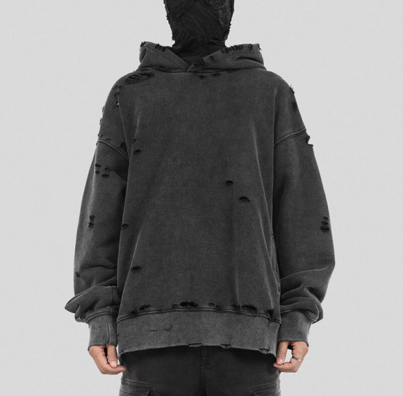 Custom Washed Raglan Hoodies | Cotton Fabrics | Punk Style | Custom Vintage Hoodies Manufacturer