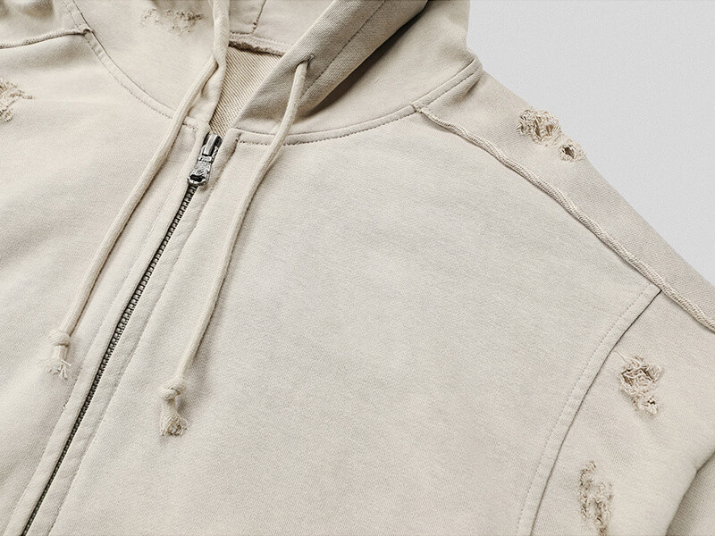 Custom Dirty Fit Vintage Washed Hoodies Detailed