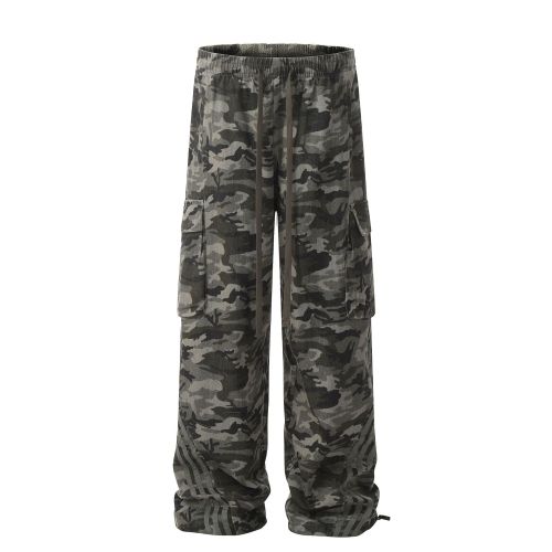 Custom Vintage Camouflage Cargo Pants | Cotton Fabrics | High Street Style | Custom Vintage Pants Manufacturer