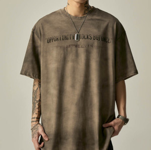 OEM Custom Vintage Washed T-Shirt | Cotton Fabrics | Vintage Style | Oversized Fit | Custom Vintage T-Shirts Manufacturer