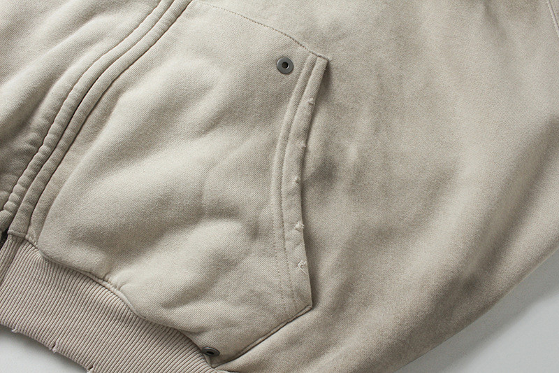 Custom Washed Heavyweight Hoodie Details