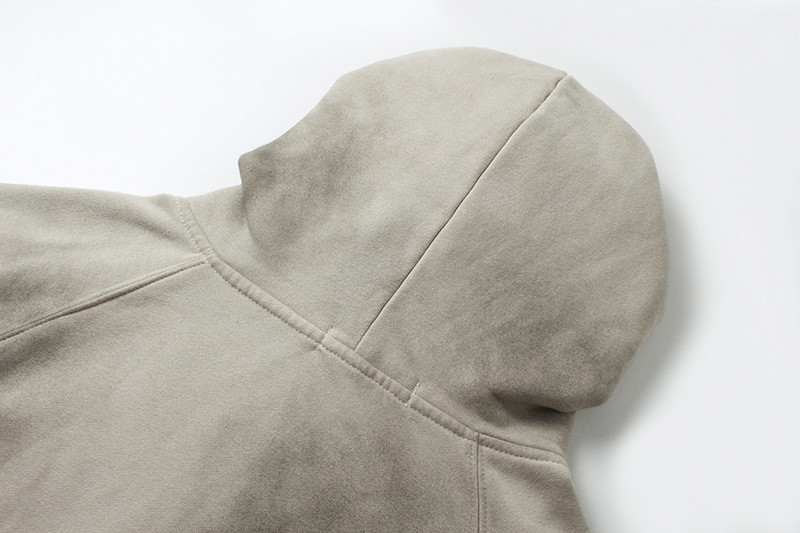 Custom Washed Heavyweight Hoodie Details