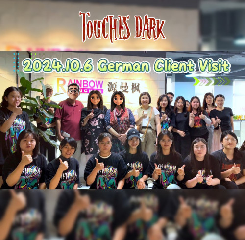 TOUCHES DARK's FIRST VISITING CLIENT for October is a German Fashion Label Owner.