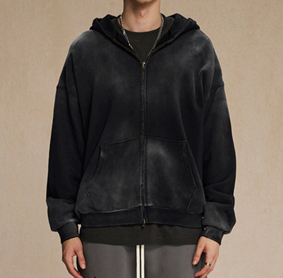 OEM Custom Vintage Washed Dirty Dye Hoodie | Cotton Fabrics | Vintage Style | Oversized Fit | Custom Vintage Hoodies Manufacturer