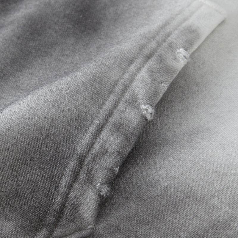 OEM Custom Vintage Washed Dirty Dye Hoodie Details